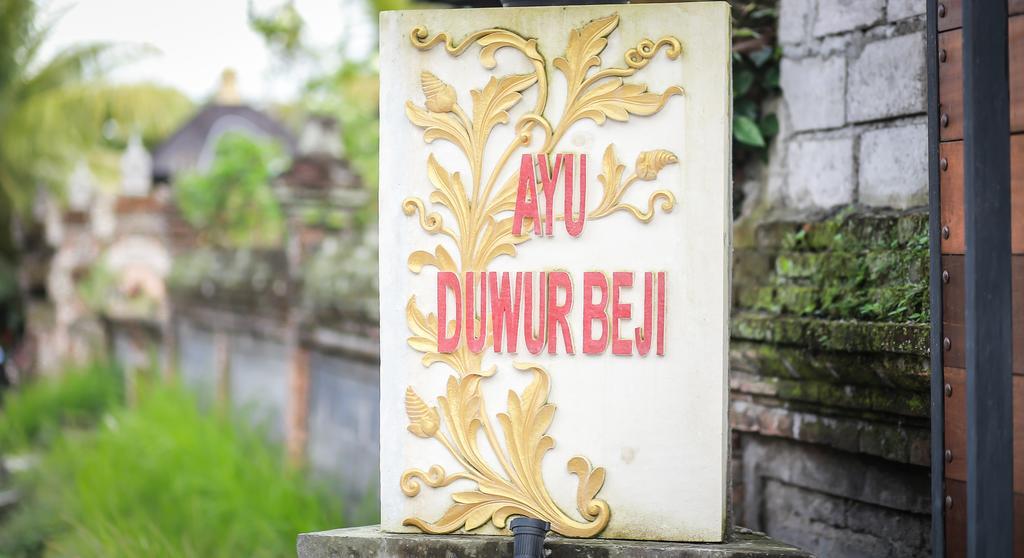 Ayu Duwur Beji Hotel Ubud Exterior foto